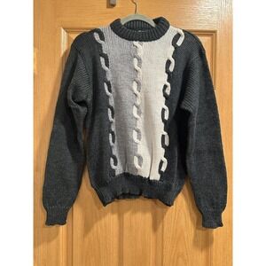 Vintage Montgomery Ward Braided Cable Pattern Sweater